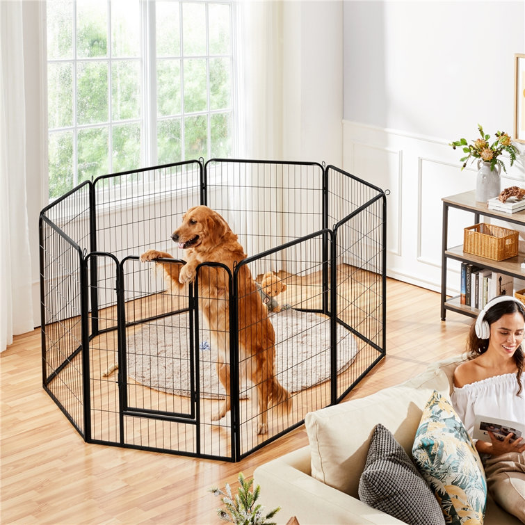 Dog crate outlet pen